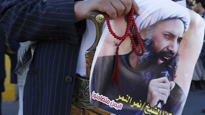 Shiite Protest Against Sh. Nimr Al Nimr Death Sentence